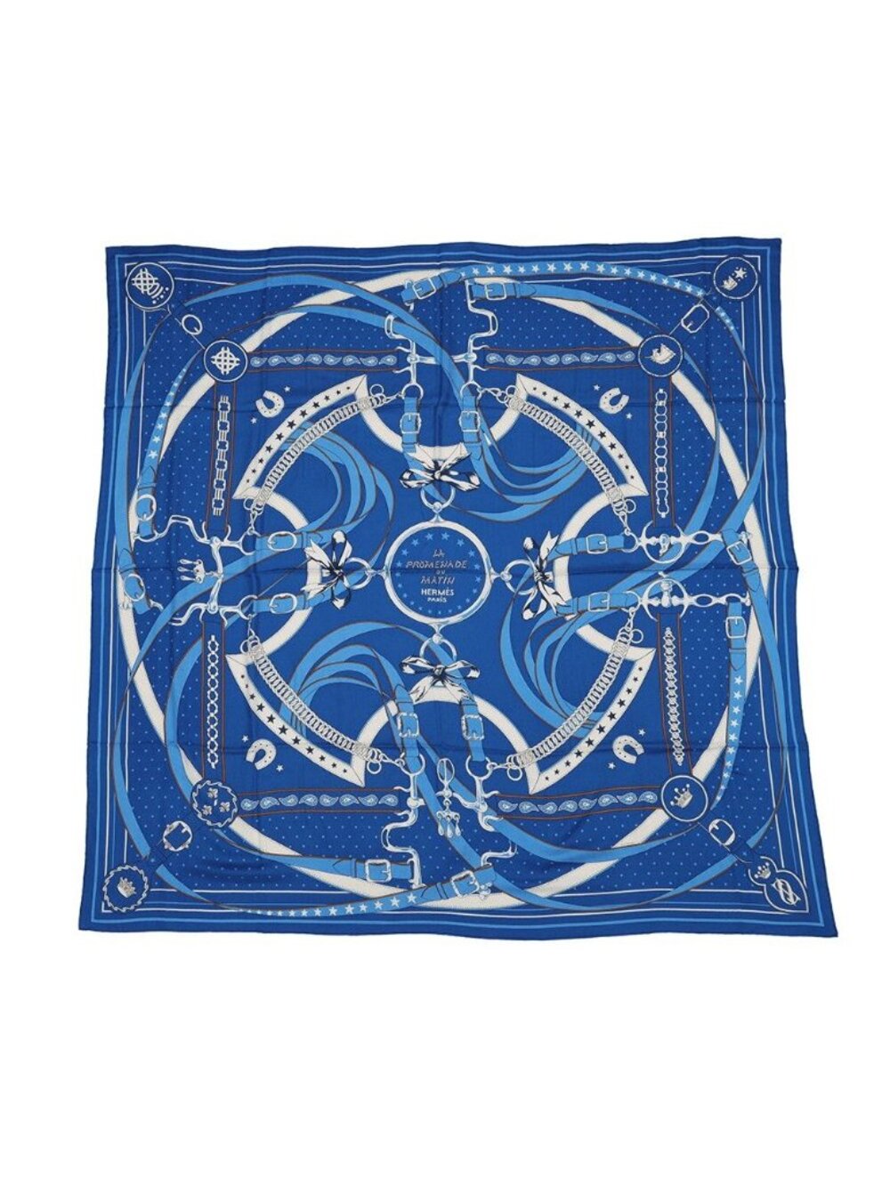 Hermes Shawl Carre 140 Geant Morning Walk la Promenade du Matin Scarf